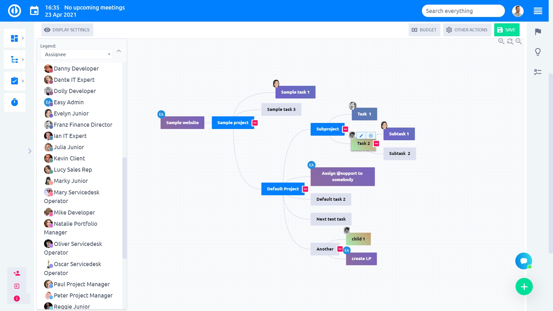 Easy Project 2019 - WBS - Work Breakdown Structure